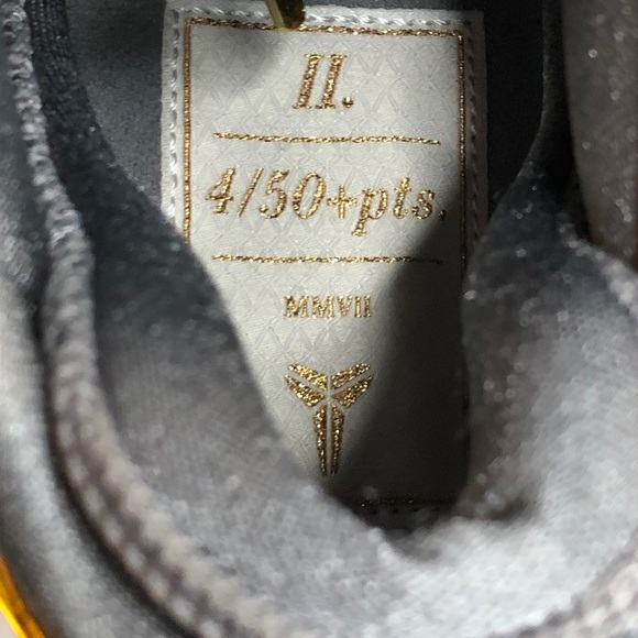 Nike Zoom Kobe 2 Prelude Mens Size 10 Deadstock Sneakers Basketball Shoes - Picture 10 of 13